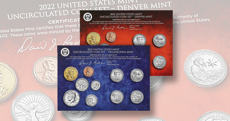 2022 Uncirculated Coin set on sale July 12